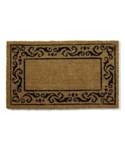 Hot Sale ๐ Coir Rolling Scrolls Doormat Green ๐