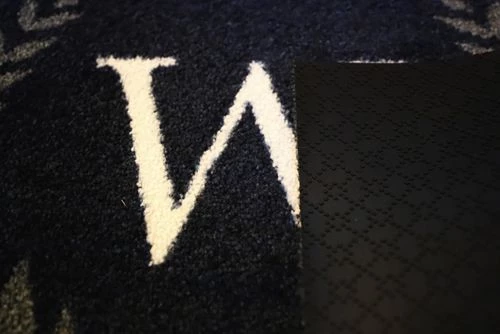 Budget ⌛ Bungalow Flooring Monogrammed Laurel Wreath Doormat Grey 😉 - Image 4