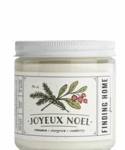 Brand new 👍 Finding Home Farms 13 oz Joyeux Noel Soy Candle 🌟