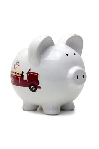 Brand new ๐ Child to Cherish Ceramic Hand Painted Piggy Bank Safari ๐ - Image 10
