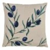 Deals ✨ Saro Lifestyle Olive Branch Print Decorative Throw Pillow 👍