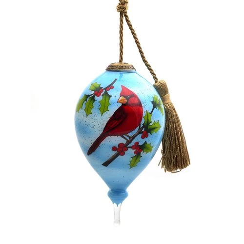 Flash Sale ๐ฏ Inner Beauty Cardinal on Branches Glass Ornament ๐