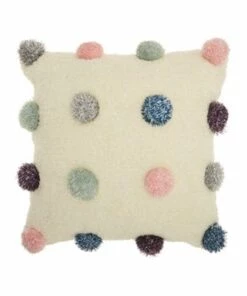 Brand new ๐ Mina Victory Shag Pom Pom Decorative Throw Pillow ๐