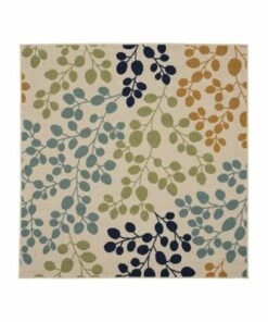 Best reviews of 🤩 Nourison Caribbean Botanical Area Rug Navy 🧨