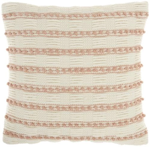 Cheap 😀 Mina Victory Life Styles Woven Stripe Decorative Throw Pillow Sage ⌛