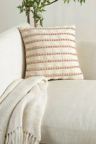 Cheap 😀 Mina Victory Life Styles Woven Stripe Decorative Throw Pillow Sage ⌛ - Image 4