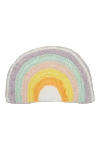 Promo 👏 Mina Victory Plush Rainbow Decorative Throw Pillow 🤩
