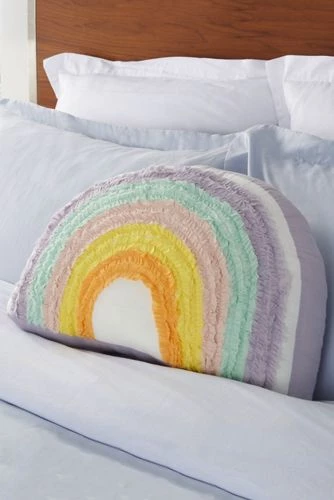 Promo 👏 Mina Victory Plush Rainbow Decorative Throw Pillow 🤩 - Image 3
