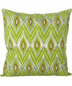 Outlet 🧨 Saro Lifestyle Stitched Ikat Design Decorative Throw Pillow Navy Blue 🔔
