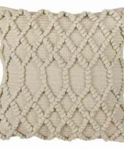 Hot Sale 💯 Saro Lifestyle Diamond Lattice Weave Decorative Throw Pillow ✔️
