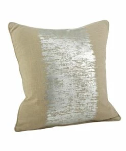 Discount ❤️ Saro Lifestyle Metallic Banded Print Decorative Throw Pillow 👍