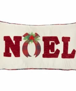 Hot Sale 🎁 Mina Victory ❄ Christmas Chenille Noel Decorative Throw Pillow 🤩