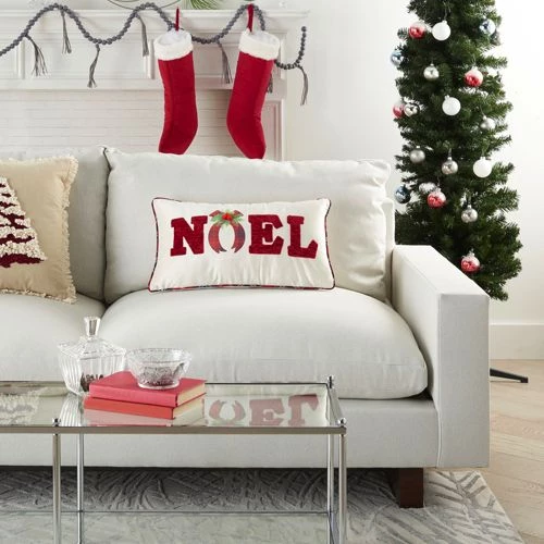 Hot Sale 🎁 Mina Victory ❄ Christmas Chenille Noel Decorative Throw Pillow 🤩 - Image 2