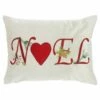 Best reviews of ⭐ Mina Victory ❄ Christmas Embroidered Noel Decorative Throw Pillow ✔️