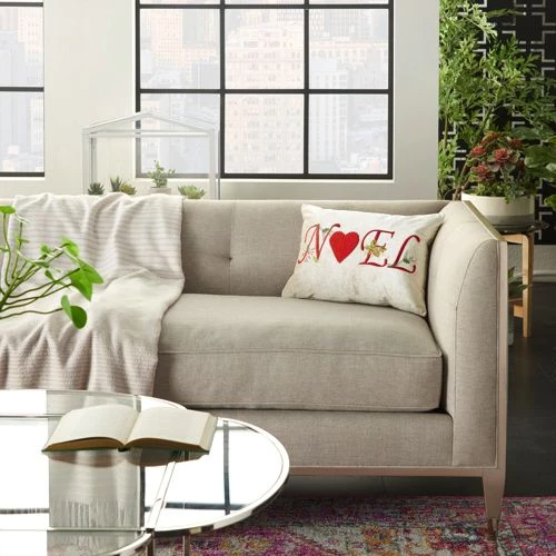 Best reviews of ⭐ Mina Victory ❄ Christmas Embroidered Noel Decorative Throw Pillow ✔️ - Image 2