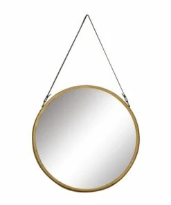New ❤️ Baywater Living Gold Modern Metal 33'' x 20'' Wall Mirror 🧨