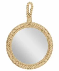 Budget 🥰 Baywater Living Brown Coastal Wood 34'' x 23'' Wall Mirror 👏