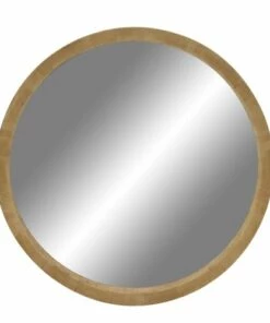 Cheapest ✨ Baywater Living Brown Natural Wood 32'' x 32'' Wall Mirror 😀