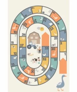 Deals ๐ฅฐ A and A Story Kids Farm Waterproof Stain Resistant Vinyl Floor Mat Multi โ๏ธ