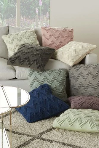 Buy ๐งจ Mina Victory Life Styles Chevron Decorative Throw Pillow Celadon ๐ - Image 5
