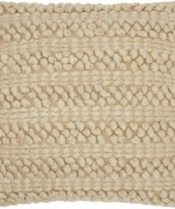 Discount 🎉 Mina Victory Life Styles Pom Pom Stripe Decorative Throw Pillow Beige 👏