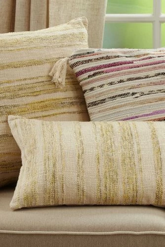 Brand new 🤩 Saro Lifestyle Striped Woven Decorative Throw Pillow Yellow 👏 - Image 3