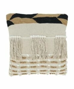 Budget 💯 Saro Lifestyle Boho Fringe Design Decorative Throw Pillow 💯