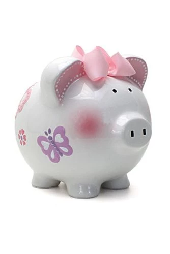 Deals ๐ Child to Cherish Ceramic Hand Painted Piggy Bank โ๏ธ