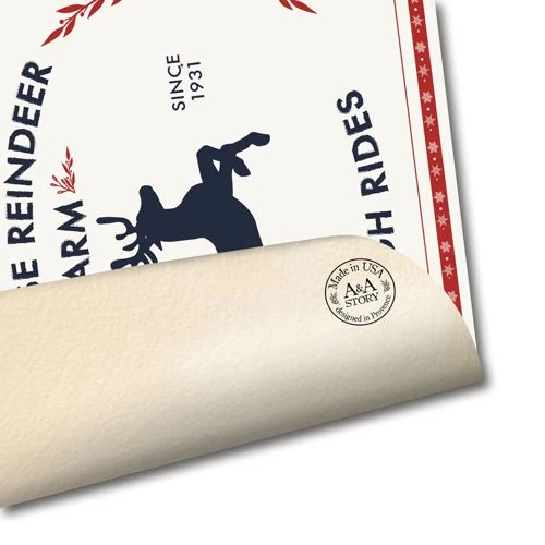 Hot Sale 🤩 A and A Story Red Nose Reindeer 🎅 Christmas Floor Mat Cream 😍 - Image 3