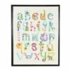 Hot Sale 😉 Antique Curiosities Alphabet Small Framed Wall Art Multi 🤩