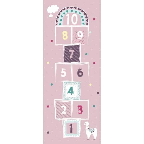 Top 10 โ A and A Story Kids Pink Llama Hop Scotch Waterproof Stain Resistant Vinyl Floor Mat โญ
