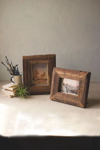 Wholesale ๐ Kalalou Recycled Wood Photo Frames ๐