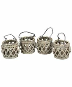 Best reviews of 🌟 Kalalou Grey Willow Votive Glass Lantern 🔔