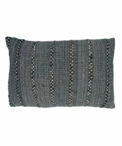 Cheapest 🎁 Saro Lifestyle Blue Thin Stripe Decorative Throw Pillow Blue 💯