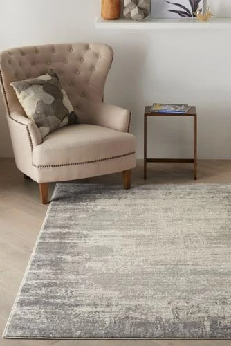 New ๐ Nourison Cyrus Contemporary Area Rug Ivory/Navy ๐ - Image 2