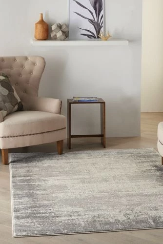 New ๐ Nourison Cyrus Contemporary Area Rug Ivory/Navy ๐ - Image 3