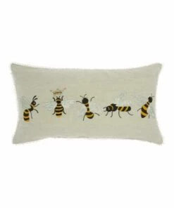 Discount ✨ Mina Victory Plushlines Bees Decorative Throw Pillow 🧨