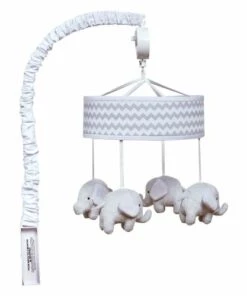 Brand new 💯 Trend Lab Safari Chevron Musical Baby Crib Mobile 🔔