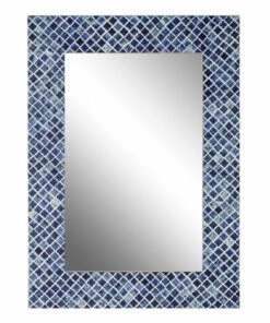 Deals 🛒 Baywater Living Blue Bone 36'' x 26'' Wall Mirror 🤩