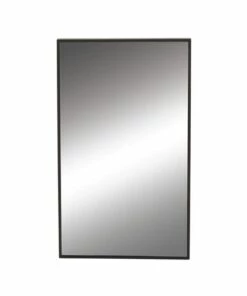 Cheapest 🥰 Baywater Living Black Contemporary Wood 32'' x 18'' Wall Mirror 😍