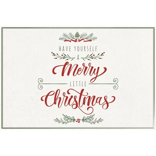 Best Sale ๐ A and A Story Have Yourself A Merry Little ๐ Christmas Floor Mat Cream ๐ - Image 6