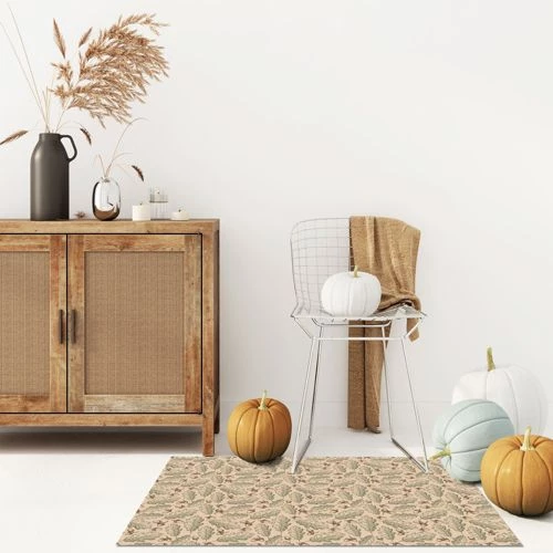 Best deal 😀 A and A Story Leaves and Acorns Fall Floor Mat Multi ⭐ - Image 4