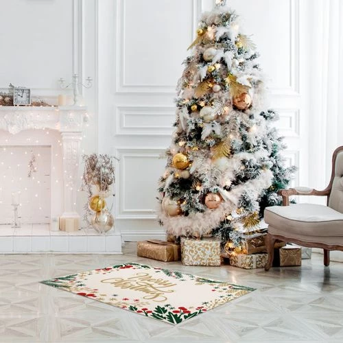 Best Pirce ✔️ A and A Story Winter White Merry 🎅 Christmas Floor Mat Multi 🎁 - Image 4