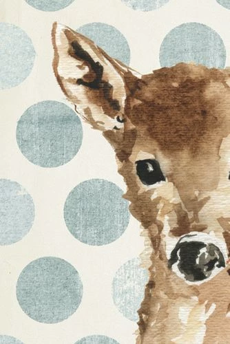 Hot Sale ๐ Antique Curiosities Baby Deer with Polka Dots Small Framed Wall Art Pink โค๏ธ - Image 2