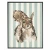 Outlet 💯 Antique Curiosities Baby Squirrel with Stripes Small Framed Wall Art Gray 🔥