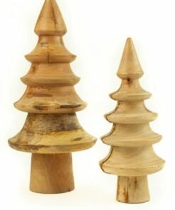 Coupon 👍 Kalalou Turned Mango Wood ❄ Christmas Trees 🎁