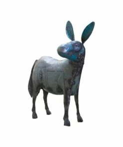 Flash Sale 🔔 Kalalou Reclaimed Metal Donkey Statue 👏