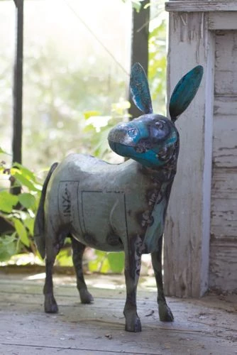 Flash Sale 🔔 Kalalou Reclaimed Metal Donkey Statue 👏 - Image 2