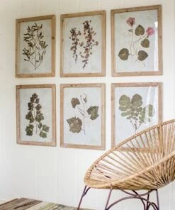 Cheapest 🛒 Kalalou Leaf Print Wall Art ❤️