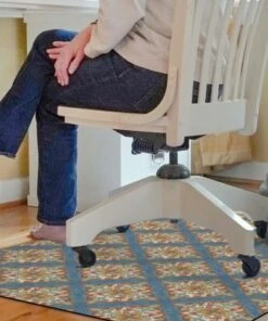 Best reviews of 🌟 Bungalow Flooring Kantha Desk Chair Floor Mat 💯